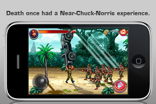 Illustration for article titled Chuck Norris Roundhouse Kicks Himself onto iPhone